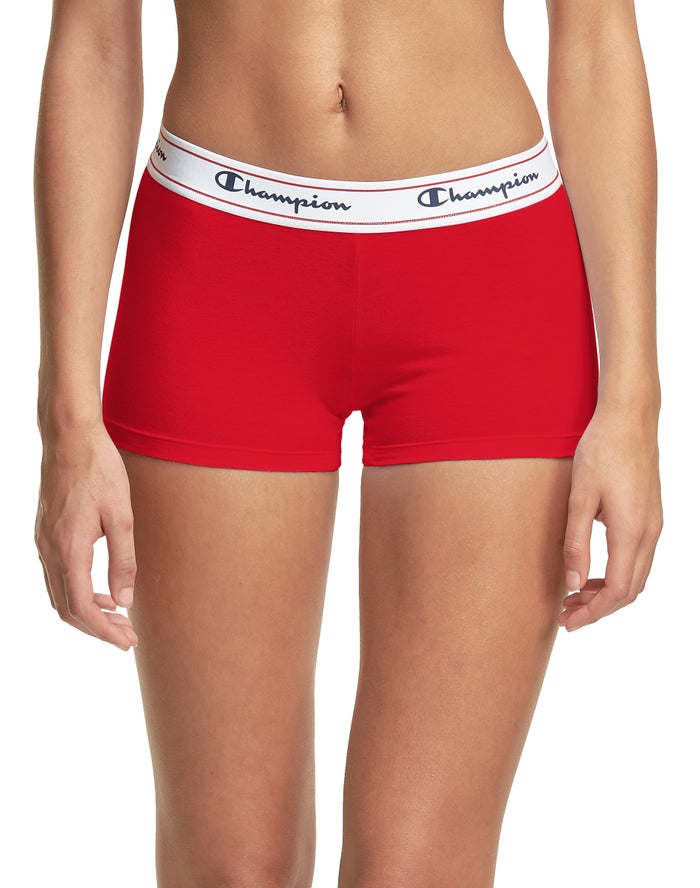 Champion Onderbroek Dames - Rood - logo ( 173482-ZQY )